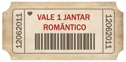 Vale jantar romântico